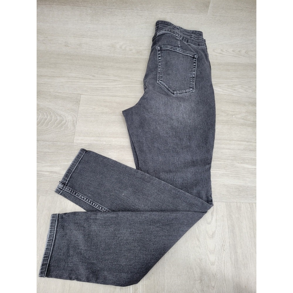 We The Free Curvy Lace-Up Button Fly Jeans Women's 32 Black Free People